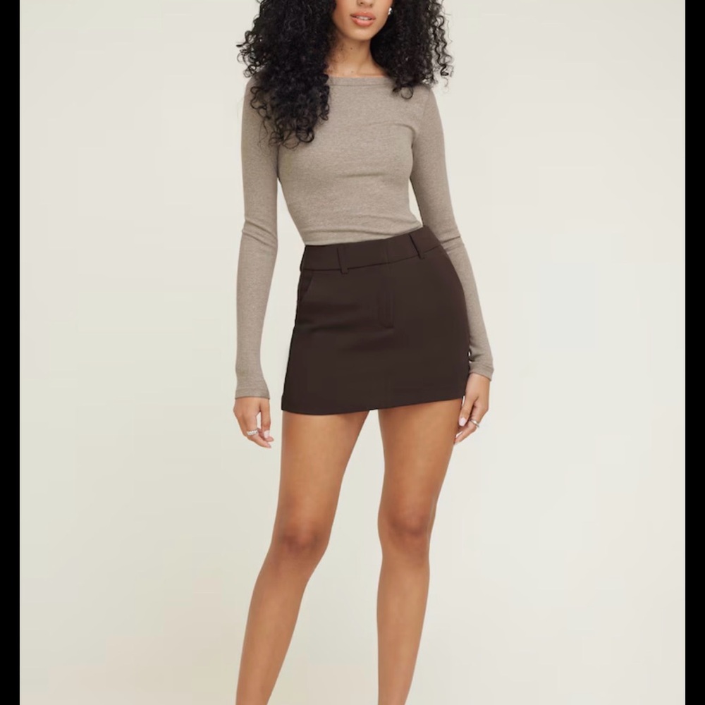 Dynamite Long Sleeve Ribbed Top Size XXS